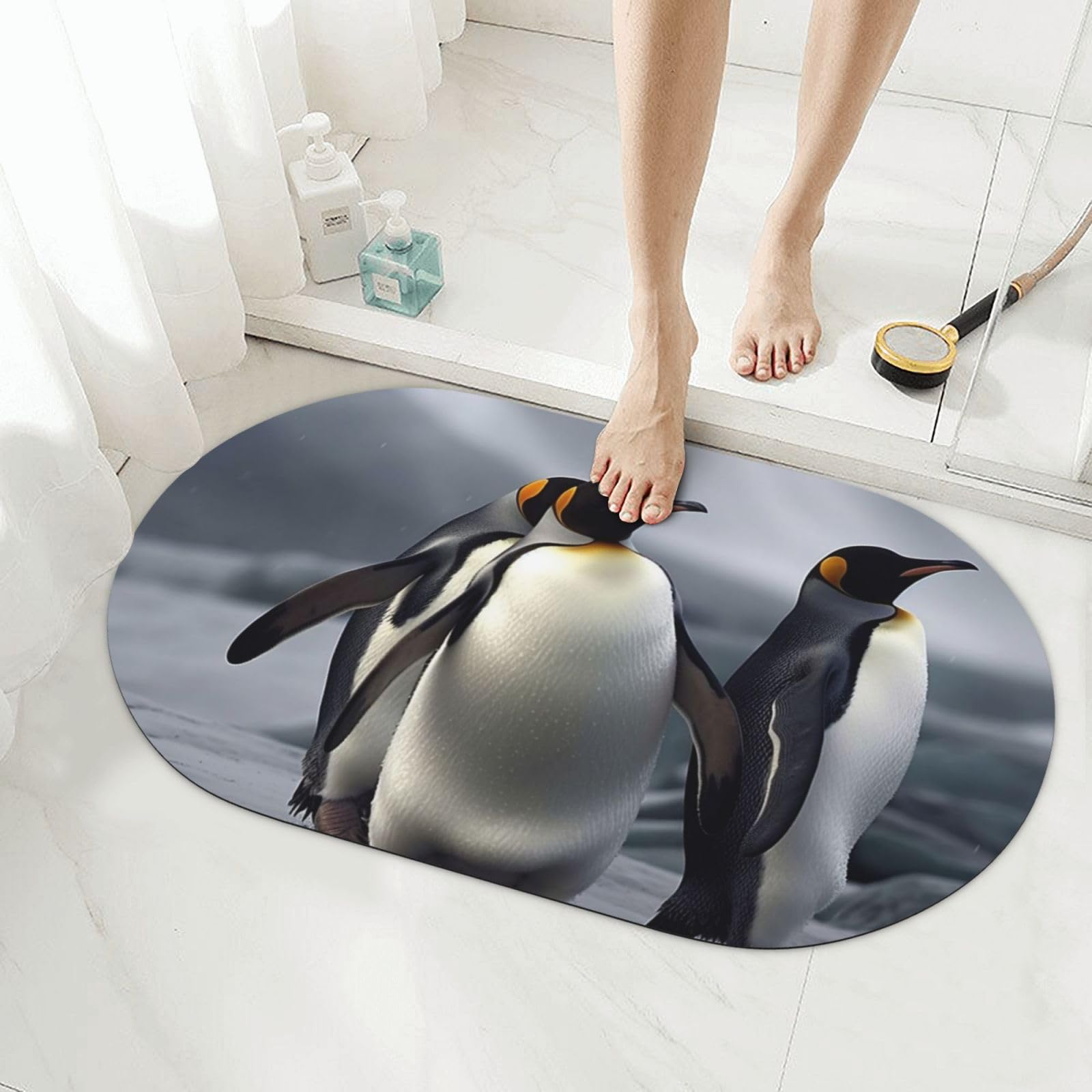 Tapis de bain en pierre anti humidité pour baignoire d'enfants