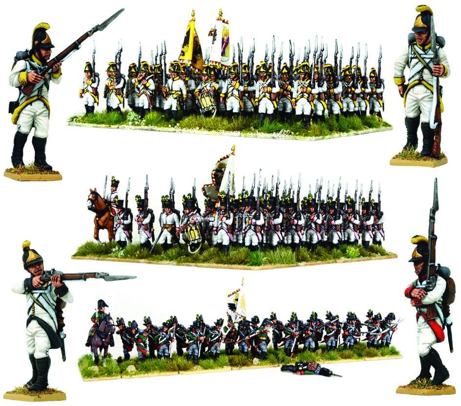 Set Victrix Infantería Napoleónica Austríaca 1798-1809 28mm miniatura 3
