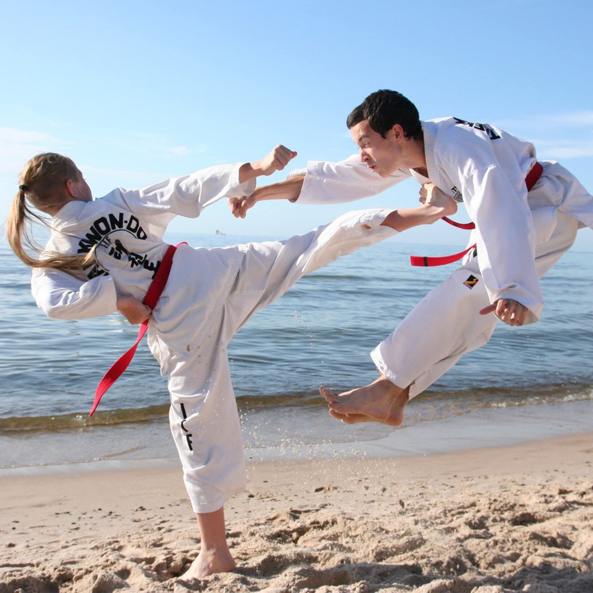 Ceinture Arts Martiaux Judo Ceinture De Judo 160cm - Blanc Et Jaune (Coton/polyester) Kimono Judo