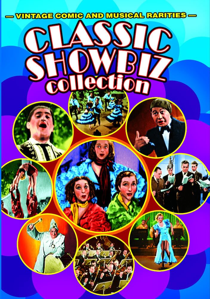 Cómic vintage y música de 1936 Classic Showbiz en DVD Región 1 importado de Reino Unido