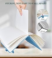 Vista 2 de Lined Journal Notebook for Men Women, A5 Leather Journals for Writing, Blue 200 Pages College Ruled Journal Notebook, Travel Daily Journal Notebook