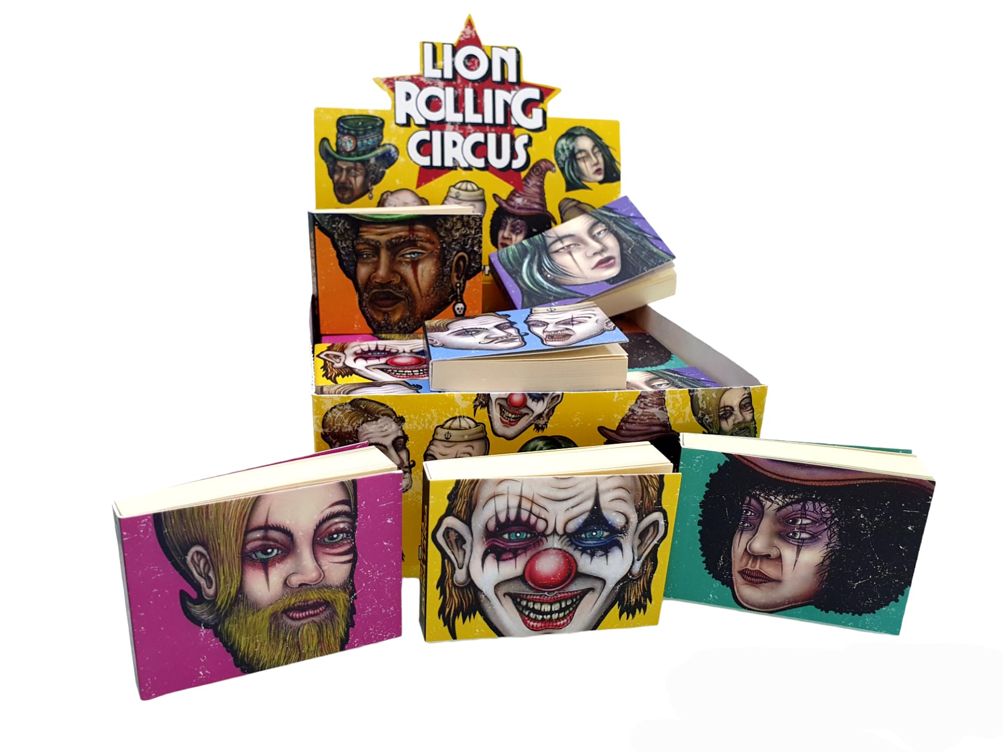 Caixa de Piteiras de Papel Extra Longa Lion Rolling Circus 30