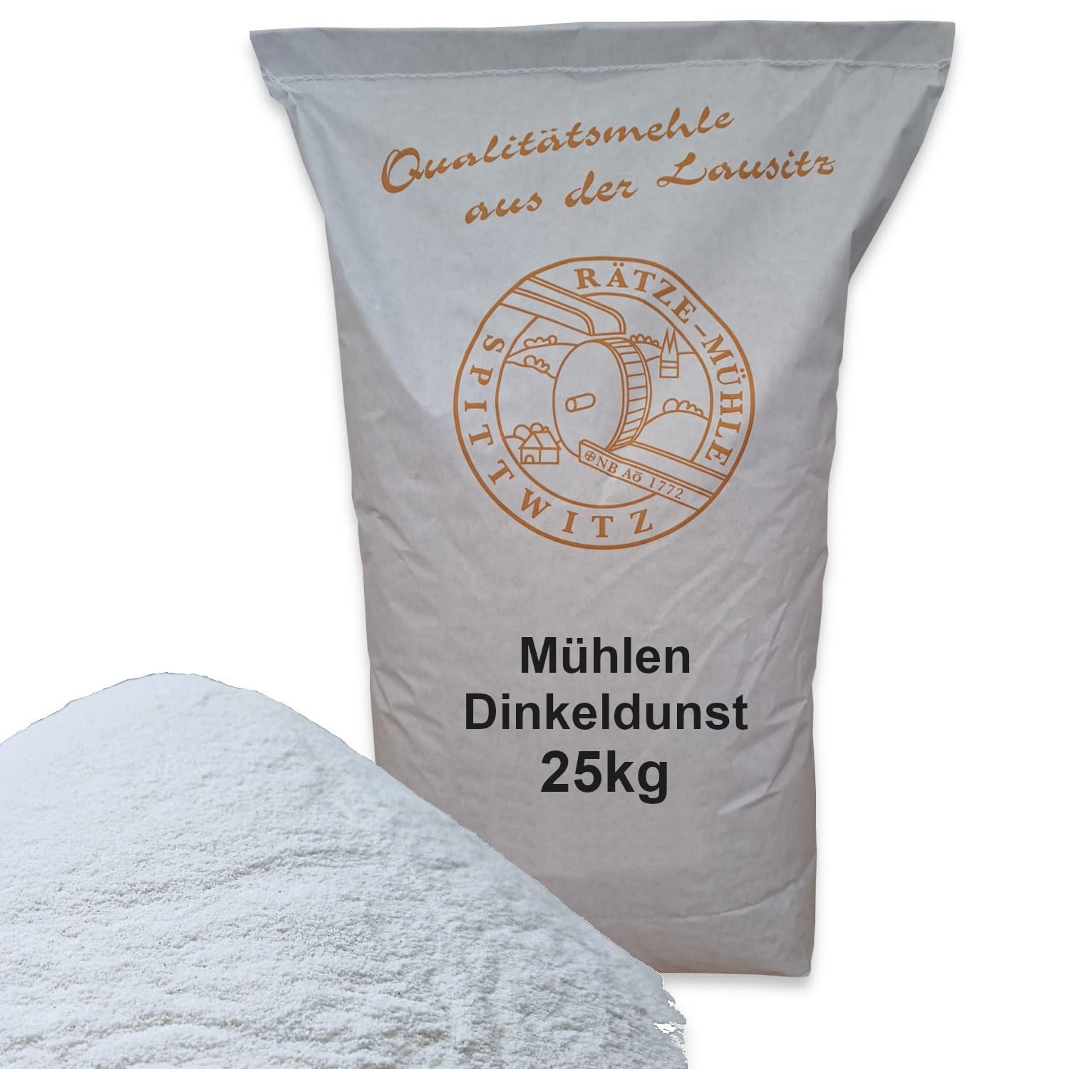 Dinkeldunst 25kg von Rätze-Mühle aus 100% regionalen, naturbelassenem Dinkel in bester Qualität 25-kg