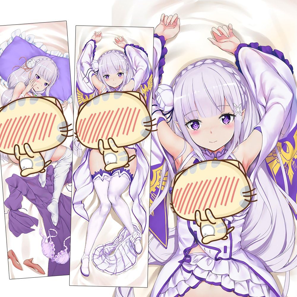 NB Arts Re Zero Emilia Anime Body Pillowcase 50 x 150 cm