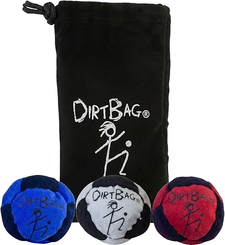 Dirtbag Hacky Ball for Adults Kids Dragonfly Footbag Sack Sand Filled Crochet 32