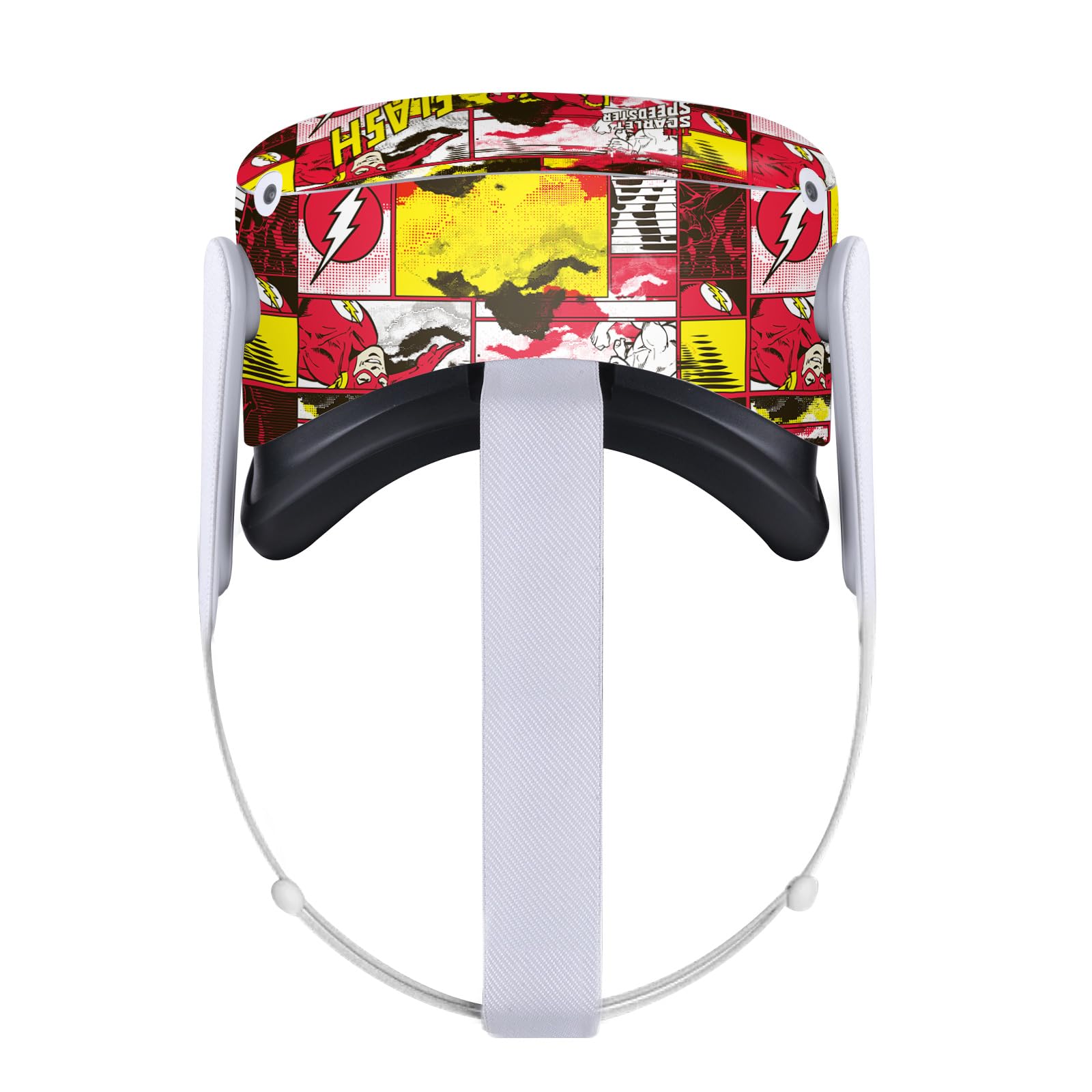 Head Case Designs Officially Licensed The Flash DC Comics Panel Collage Comic Book Art Vinyl Sticker Skin Decal Cover Compatible with Meta Quest 2