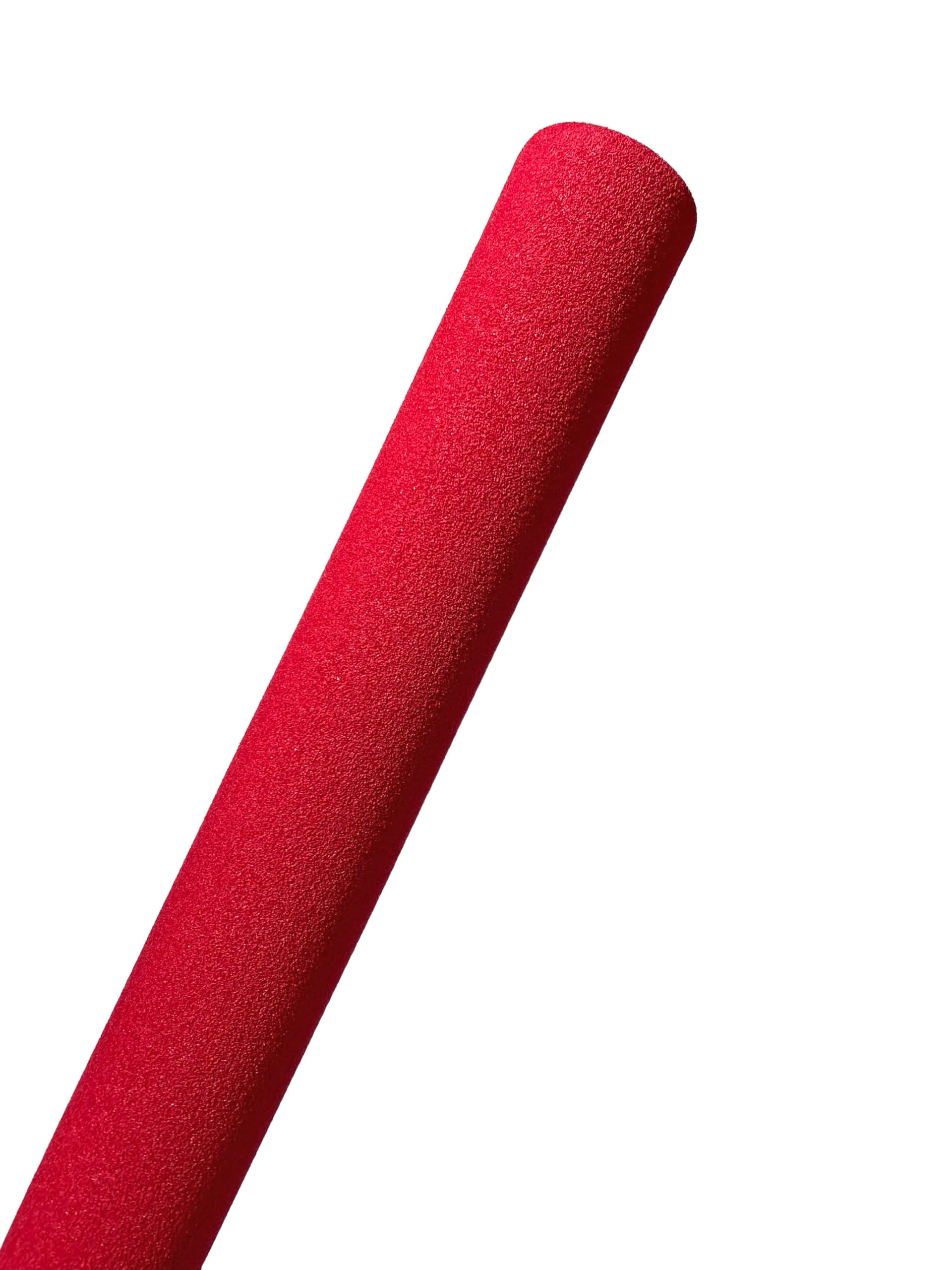 Escrima Safety Lot de 10 bâtons d'entraînement avec housse en mousse Rouge 50 cm