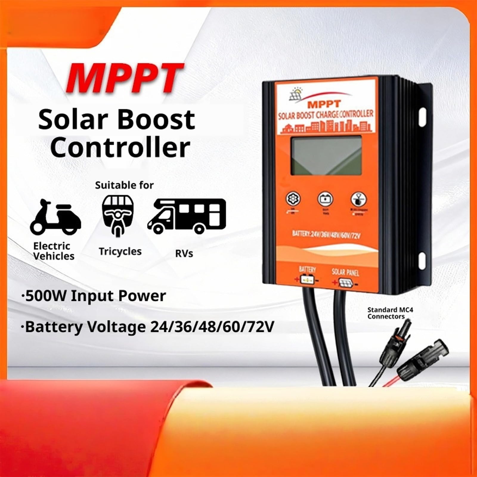 Gestore Solare MPPT con Attacco Rapido