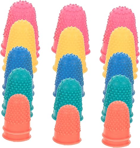 Ciieeo 50 piezas de goma antideslizante para dedo, guantes de silicona de gel de silicona, guantes protectores de gel de silicona, puntas de dedos disponible en Yaxa Venezuela