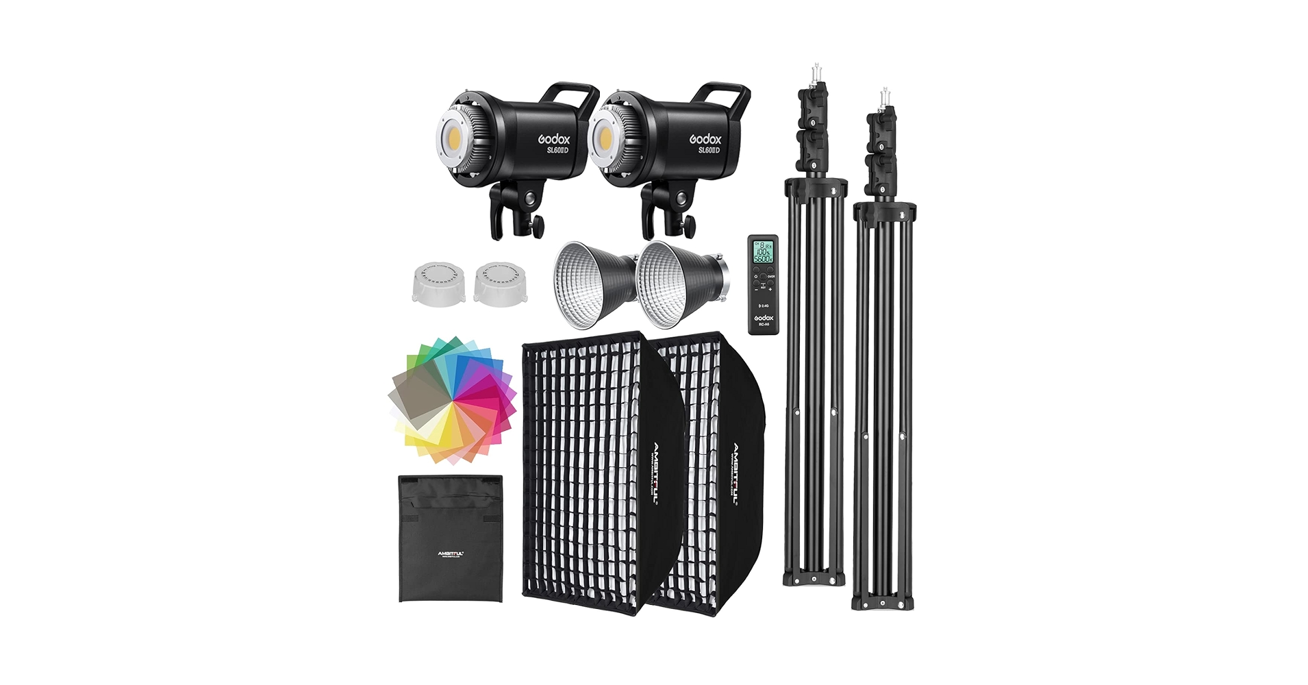 Amazon.com : Godox SL60II-D LED Video Light Kit 2Pack