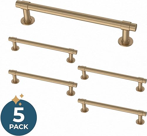 Vista 123 de Franklin Brass – P29520Z-CZ-B barra recta de 3 pulgadas para gabinete Plateado (Heirloom Silver)