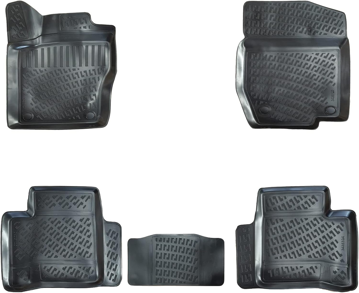 Rizline Mercedes GL 2007-2012 Uyumlu 3D Havuzlu Paspas