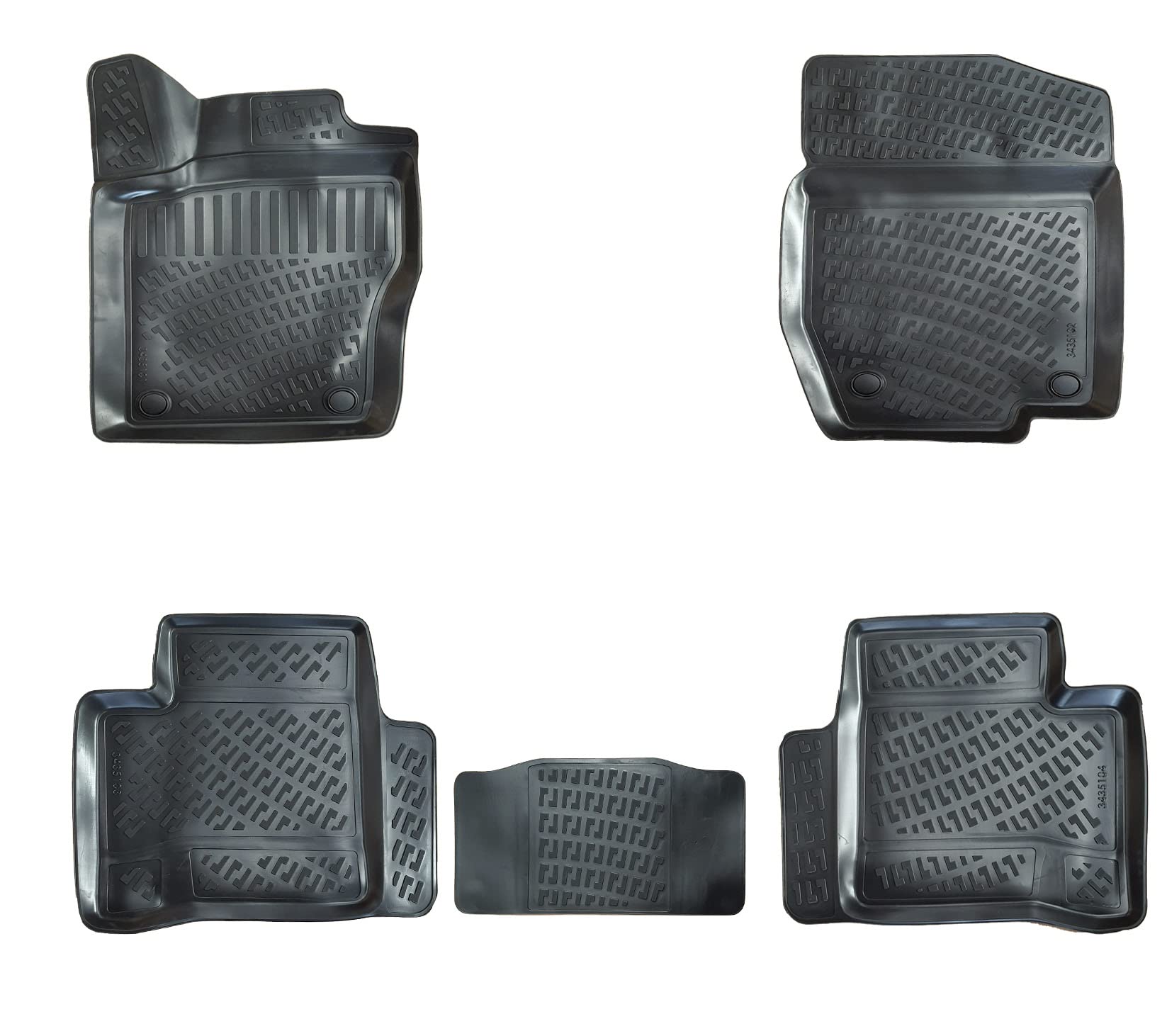 Rizline Mercedes GL 2007-2012 Uyumlu 3D Havuzlu Paspas