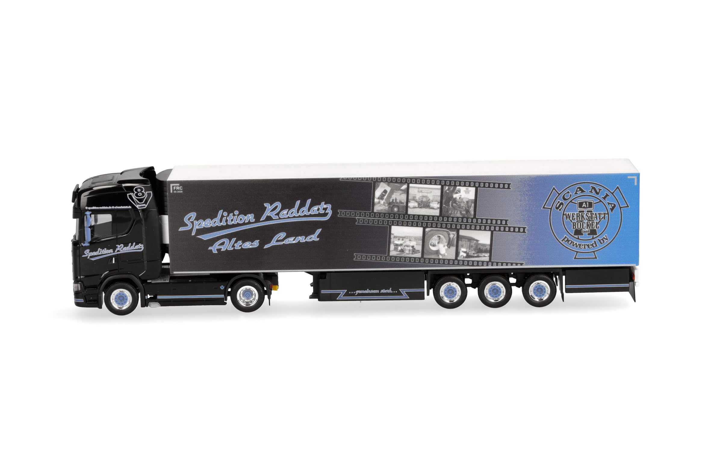 Herpa Scania CS 20 HD refrigerated semi-trailer 