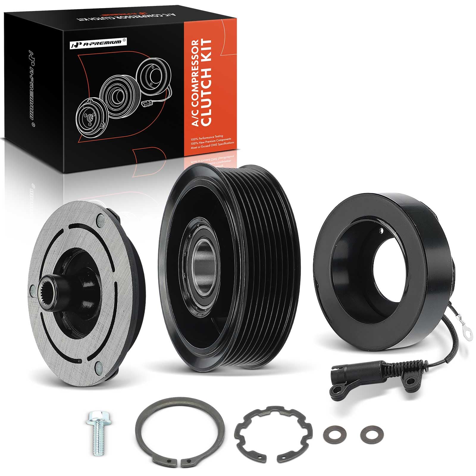 アクセサリー AC Amazon.com: A-Premium Air Conditioner AC Compressor Clutch Kit