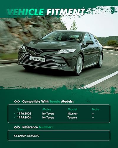 Miniatura 2 de SCITOO 2 brazos de control superiores delanteros para Toyota 1996-2002 para 4Runner 1995-2004 para Toyota para Tacoma K640609 K640610