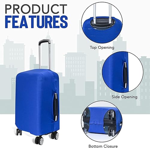 Miniatura 5 de Funda de equipaje de viaje I Protector de maleta aprobado por la TSA I Fundas de equipaje para maleta I Funda de maleta Bolsa I Protector de