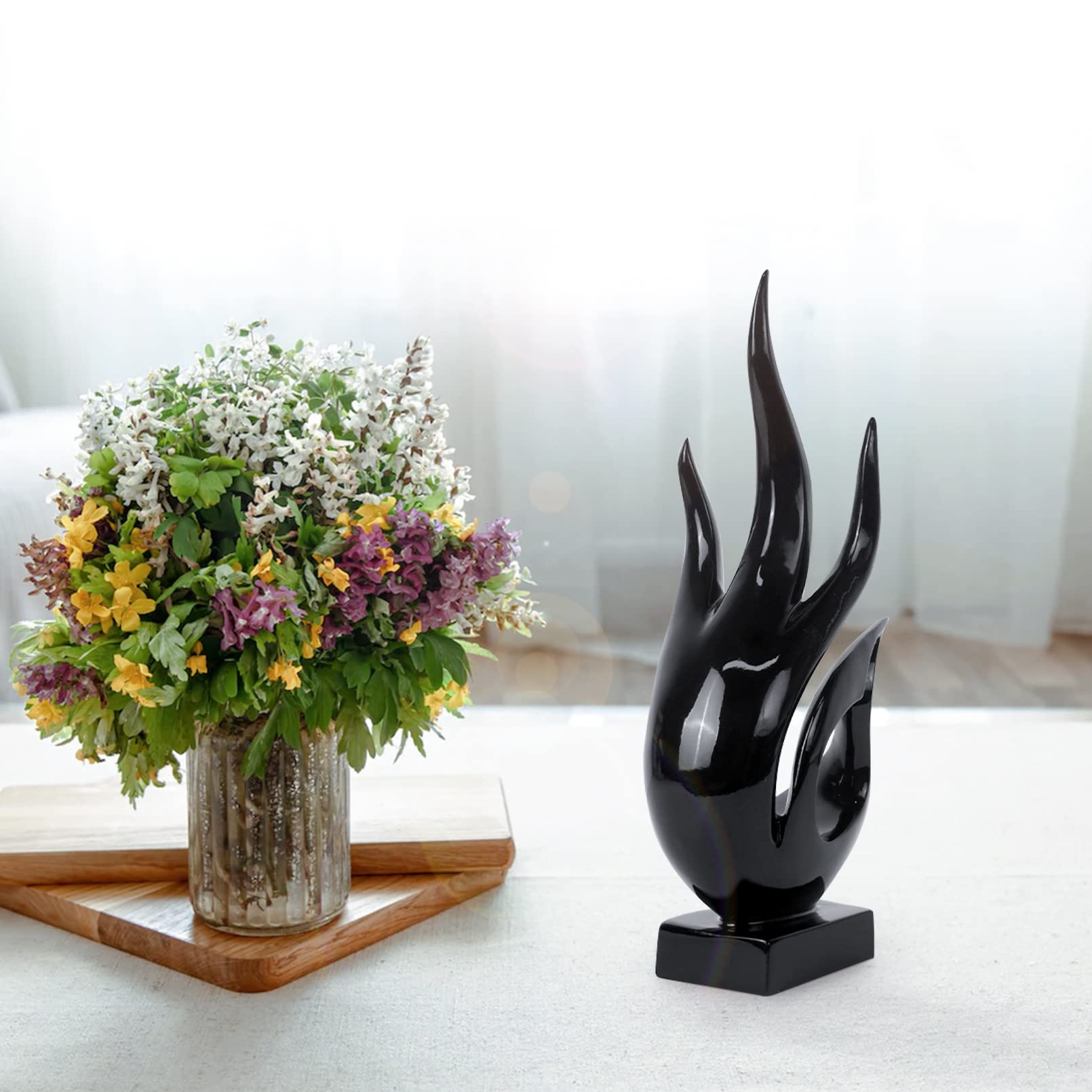 Statue D'animaux En Pierre De Marbre Et Lion, Décoration De Table De Bureau, Sta