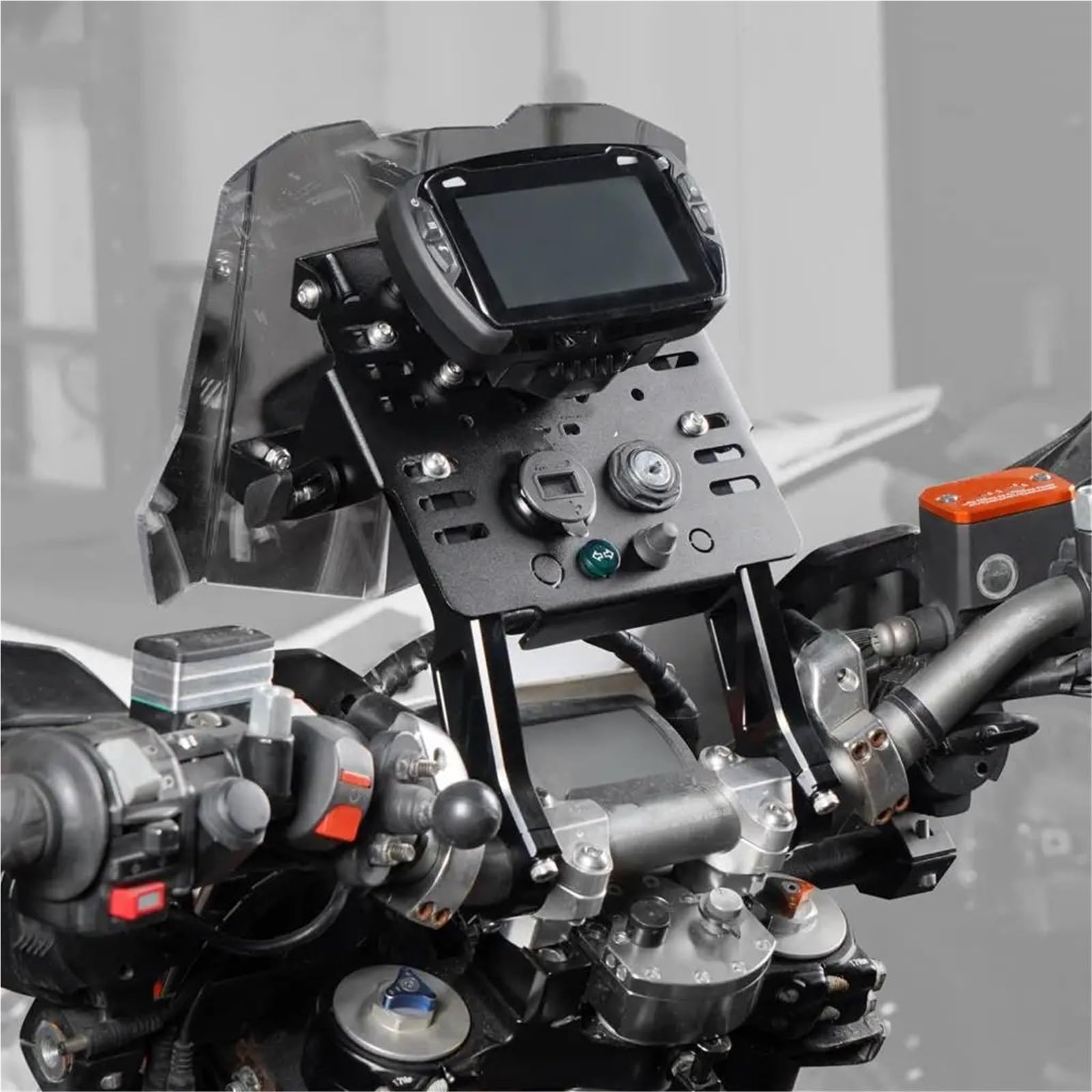 Support De Navigation pour Moto pour GasGas 700 SM/ES 2022 – 2024, Support GPS pour Kit Carénage Support Fixation GPS