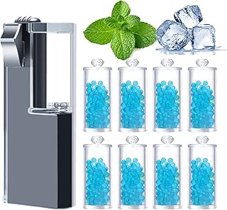 CIHANG Menthol Cigarette Crush Balls Portable Mini Mint Aroma Capsules Ball Menthol Cigarette Crush Balls crushball Flavors 800 PCS Menthol Filters crushball and a Burst Beads Machine