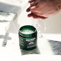 Vista 2 de Brickell Men's Renewing Face Scrub for Men, Natural and Organic Deep Exfoliating Facial Scrub Formulated with Jojoba Beads, Coffee Extract and