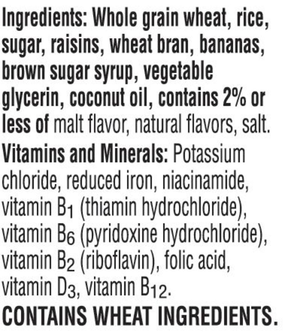 (Discontinued Version) Kellogg's Raisin Bran, Breakfast Cereal, With Bananas, Good Source of