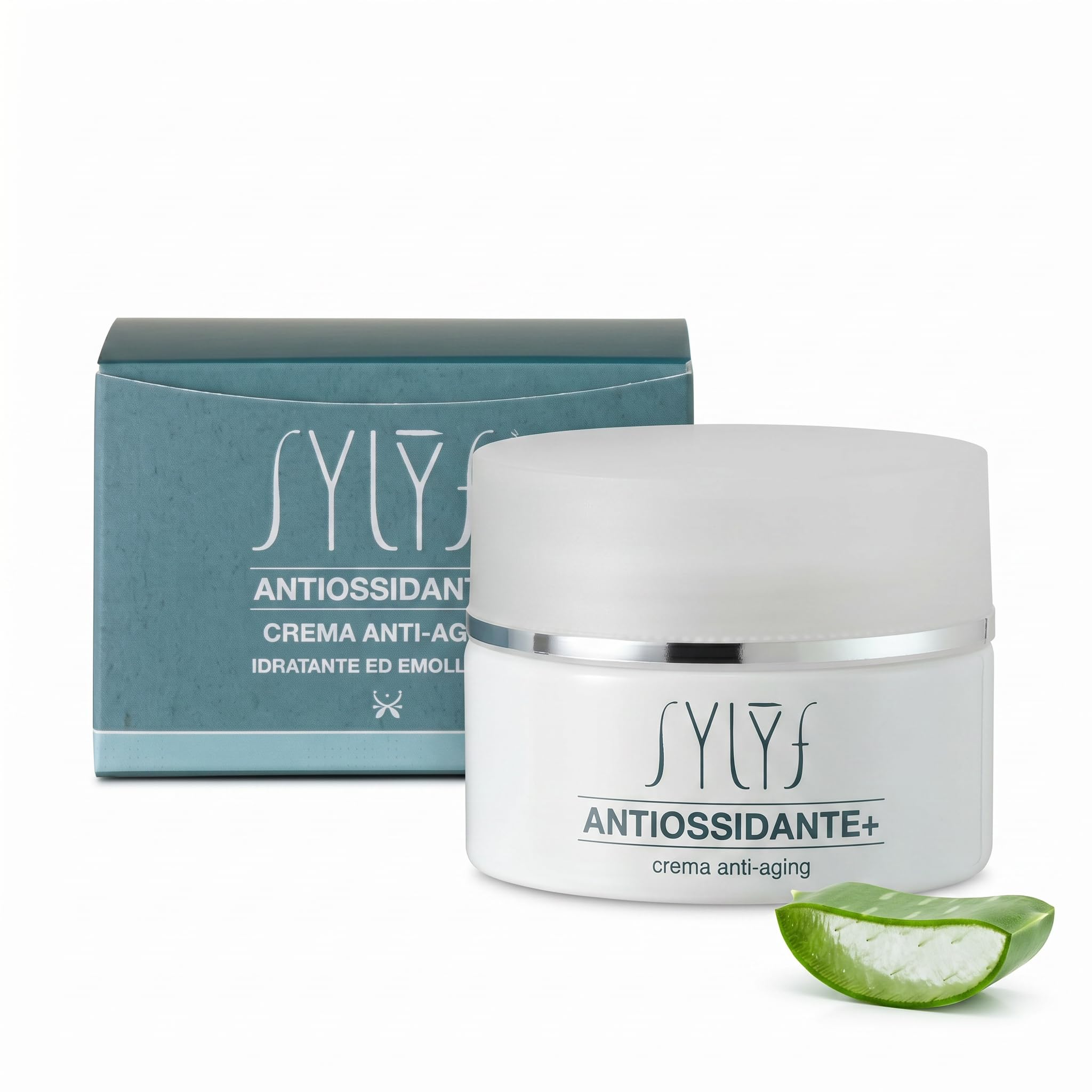 SYLYF Crema Antiossidante+ Crema Viso 24H | Idratante e Antiossidante | Pelle Idratata e Protetta | Base Make-Up | Tutti i Tipi di Pelle | 40 ml
