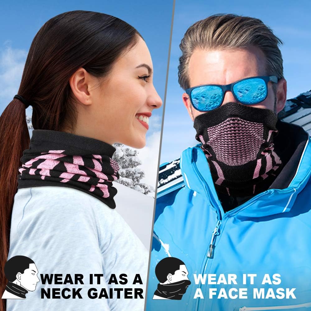 WTACTFUL Winter Neck Warmer Gaiter Windproof Face Mask Balaclava Bandana for Ski Snowboard - Image 6
