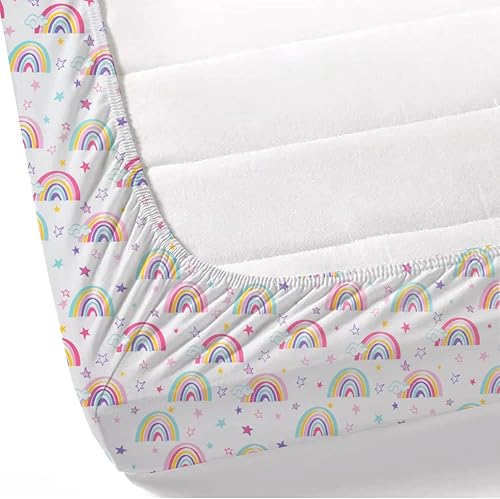 Miniatura 6 de Juego de sábanas tamaño individual para niños y niñas, sábanas para niños, linda sábana de cama, incluye sábana plana, ajustable y funda de