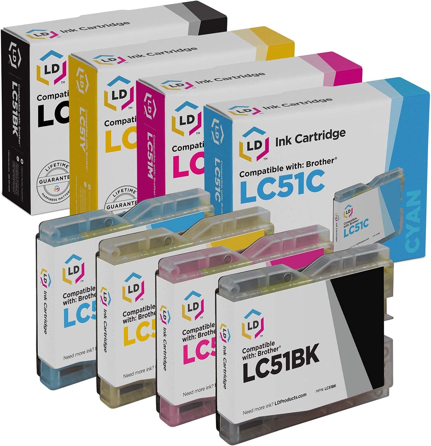 ColorPrint Compatible LC51 Ink Cartridge Replacement for