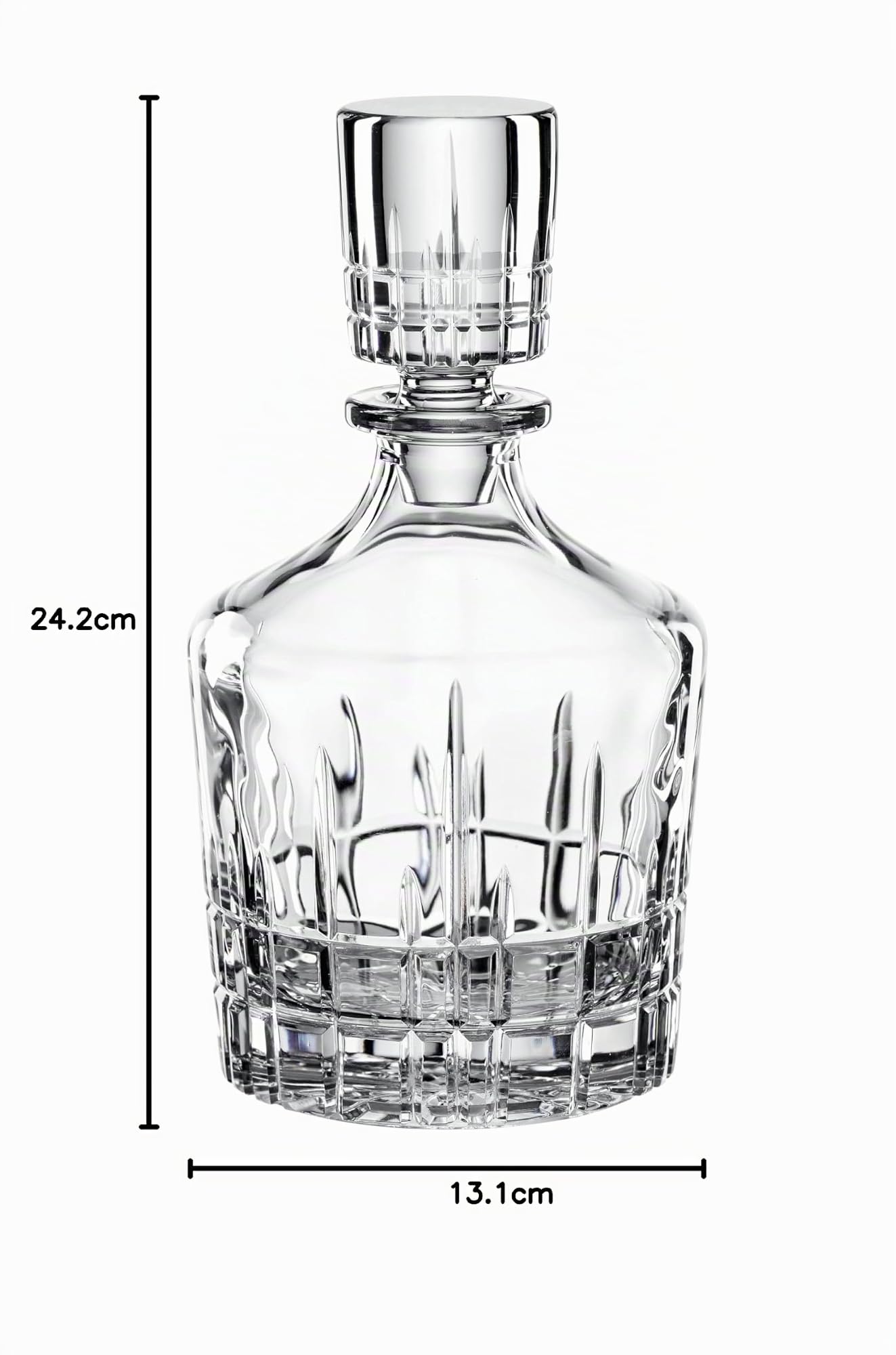 Spiegelau Perfect Serve Whisky-Dekanter, 0,75 L, 4500158 | Whiskyflasche, Kristallglas