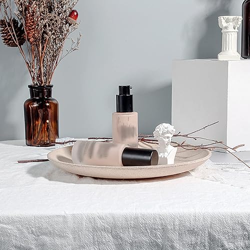 Miniatura 4 de Abaodam 1 plato de tocador y collar de mesa para baratijas collares pequeños aretes cajones joyas brazaletes platos de perfume anillos organizador