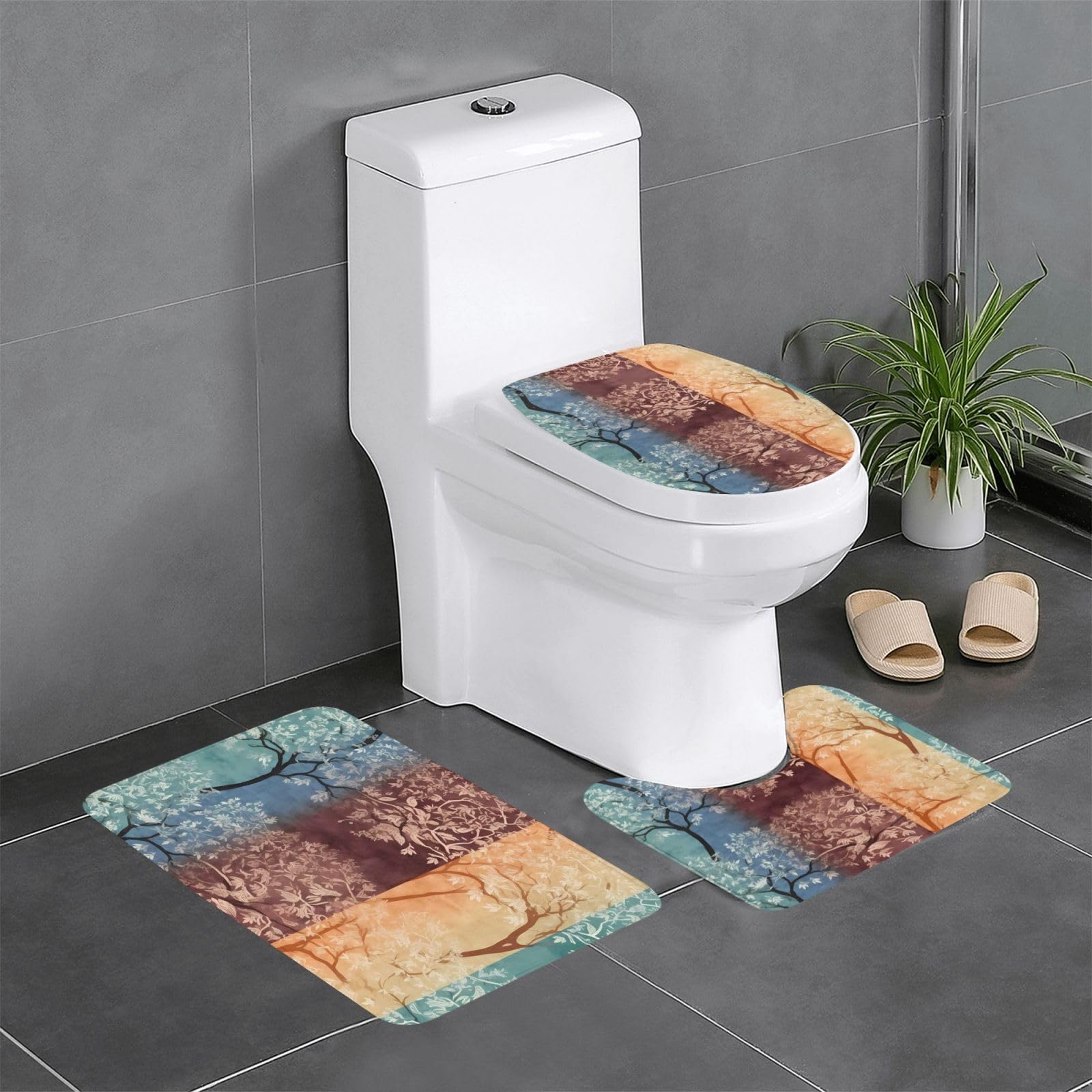 Tapis de salle de bain antidérapants pour éviter les glissades devant vos WC et douches