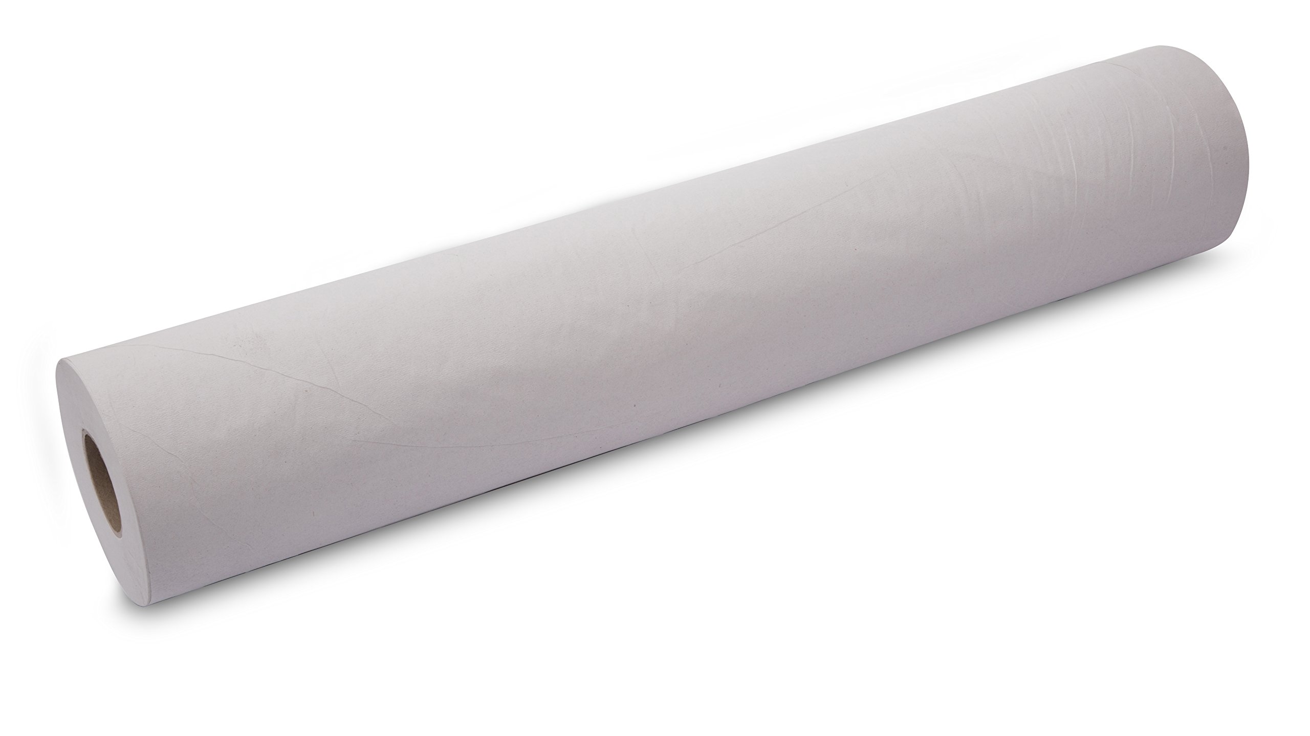 Saten Rollo Camilla, 0.59 x 58 Metros, 2 Capas, Lisa, Blanca, Set de 6, Reciclada