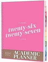 Vista 21 de Rileys - Agenda académica 2025-2026, agenda diaria, semanal y mensual, julio de 2025 a junio de 2026, páginas de notas para estudiantes