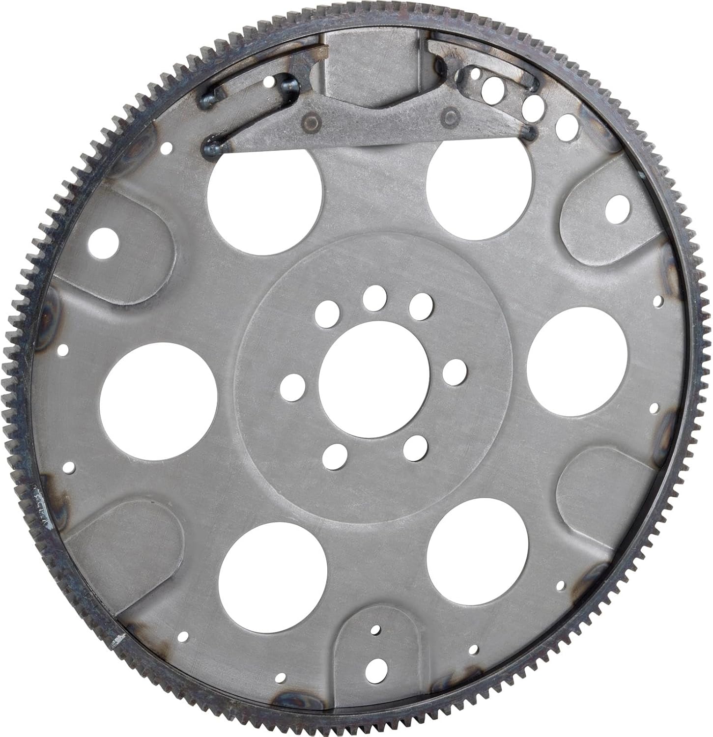 Speedway Motors 153 Tooth Flexplate External Balance Compatible with 1986–1997 Chevy Small Block 4.3 305 350 Engines 1 Piece Rear Main Seal Steel Design