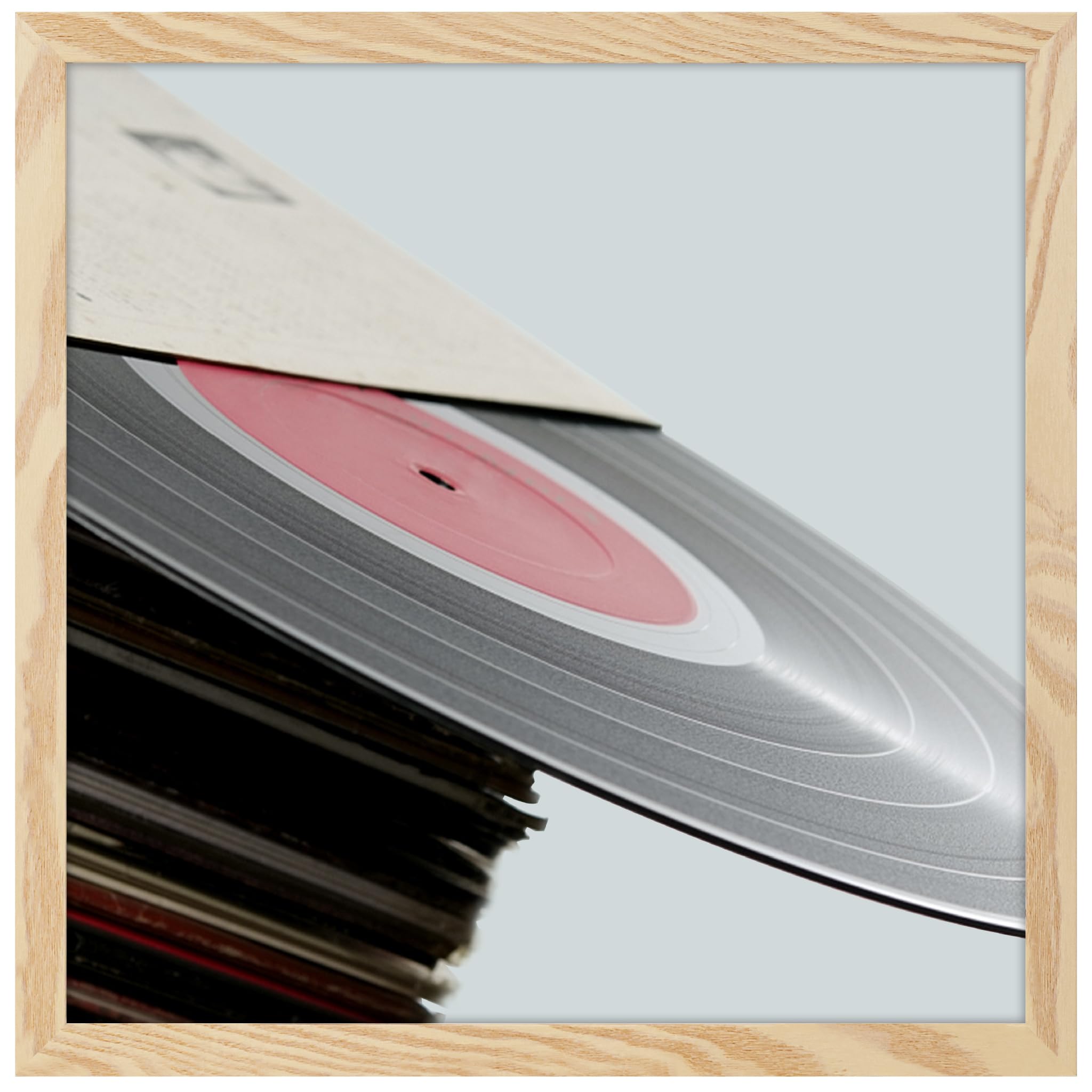 Amazon.com: eletecpro 12.5x12.5 Vinyl Record Frame, Wood Beige