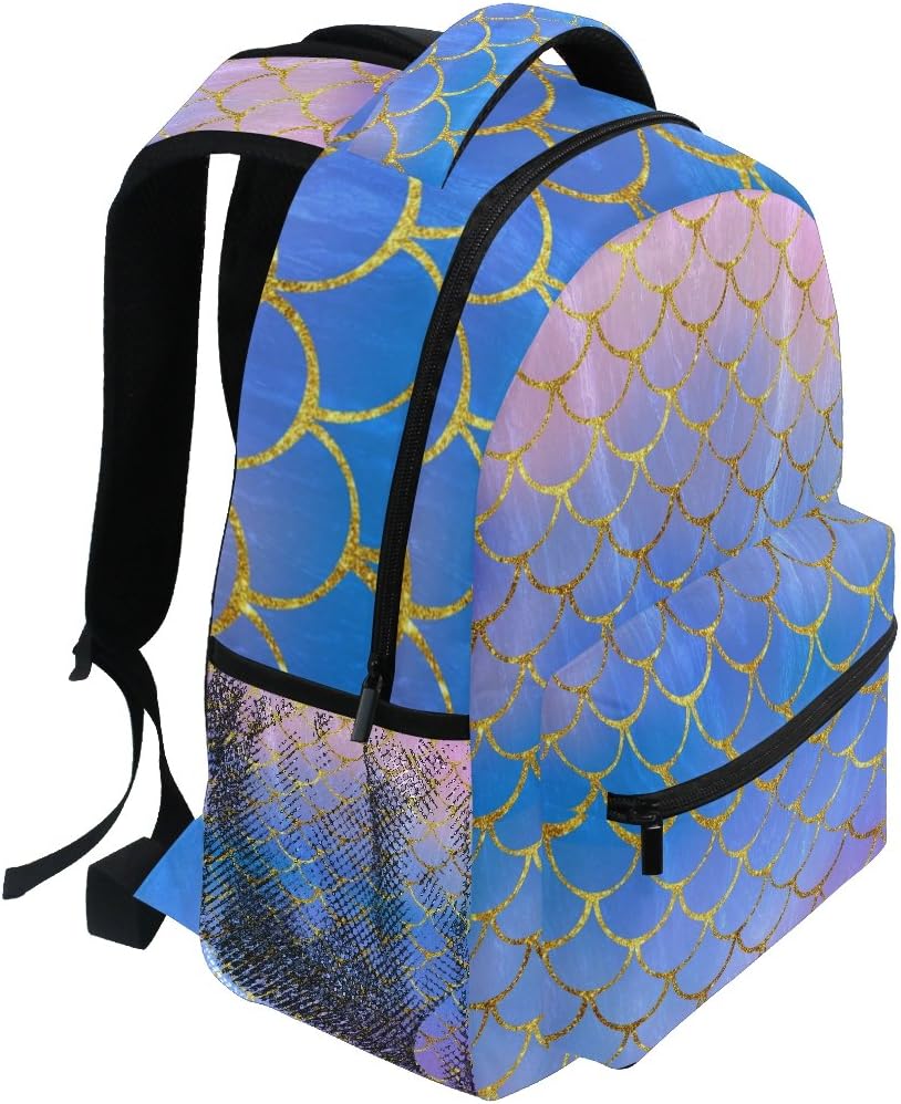 Up To 40% OFF ZOEO Girls Backpacks Purple Mermaid Scales Gold Marble Kids School Bookbags Travel Laptop Daypack Bag Purse for Teens Women Exclusive Discount 🔥 ZOEO Girls Backpacks Purple Mermaid Scales Gold Marble Kids School Bookbags Travel Laptop Daypack Bag Purse for Teens Women