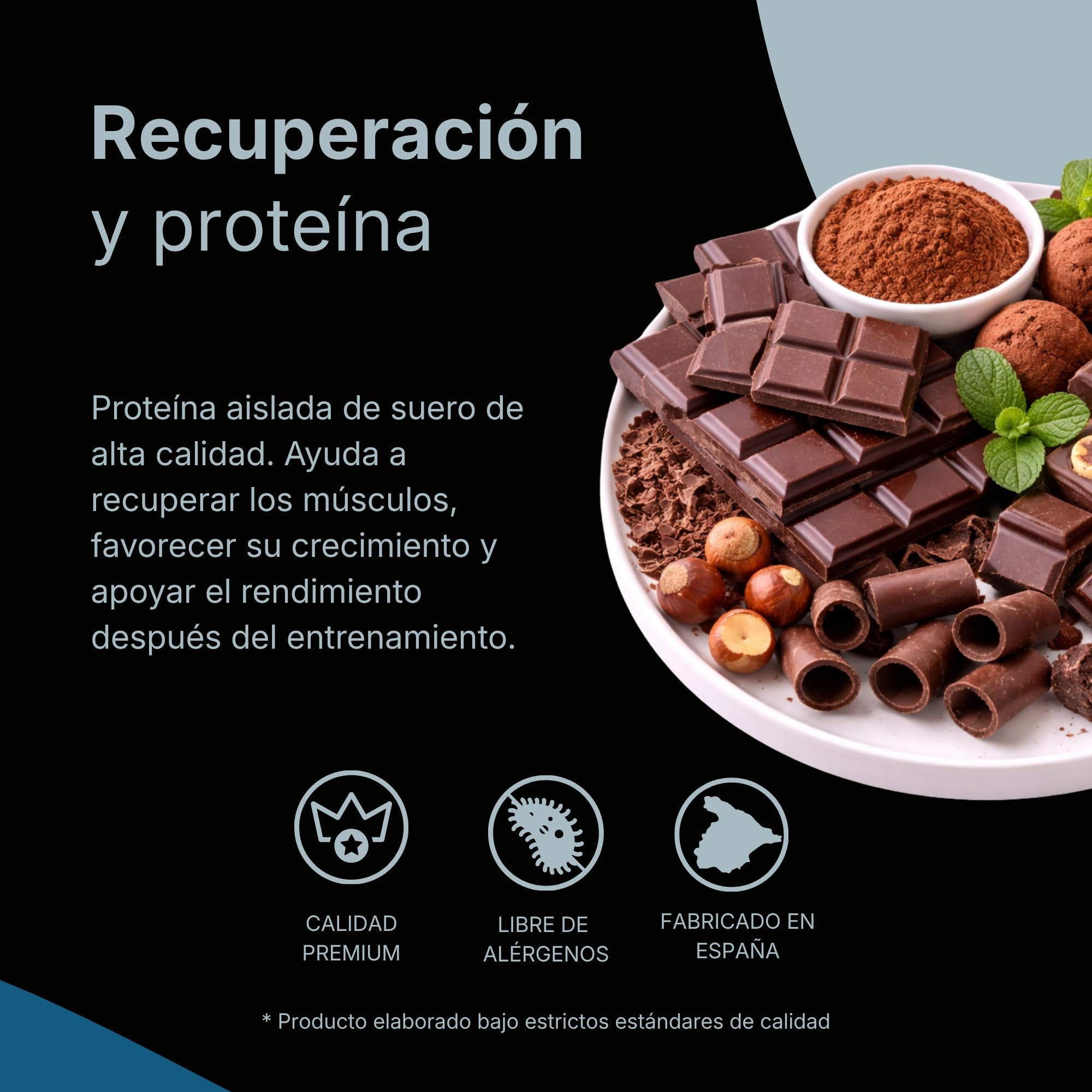 Proteína IsoWhey FEPA 1 kg Sabor Chocolate – Suplemento Alimenticio de Proteína de Suero Aislada para Crecimiento, Recuperación, Mantenimiento Muscular y Rendimiento – Fepadiet