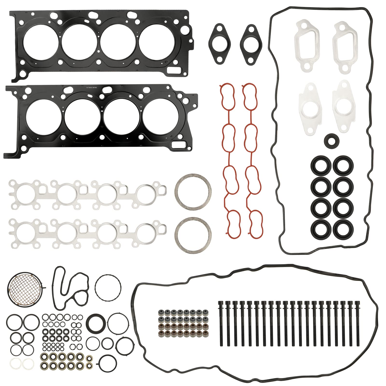 Head Gasket Bolts Set For 00-05 Audi S4 A6 Quattro Allroad Quattro Head Gasket Bolts Set For 00-05 Audi S4 A6 Quattro Allroad Quattro