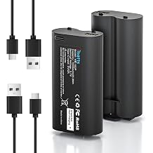 3 Pack Rechargeable Battery for MyQ Smart Garage Video Keypad, Rechargeable LED Light Battery with Charging Cable for MyQ Garage Door Keypad