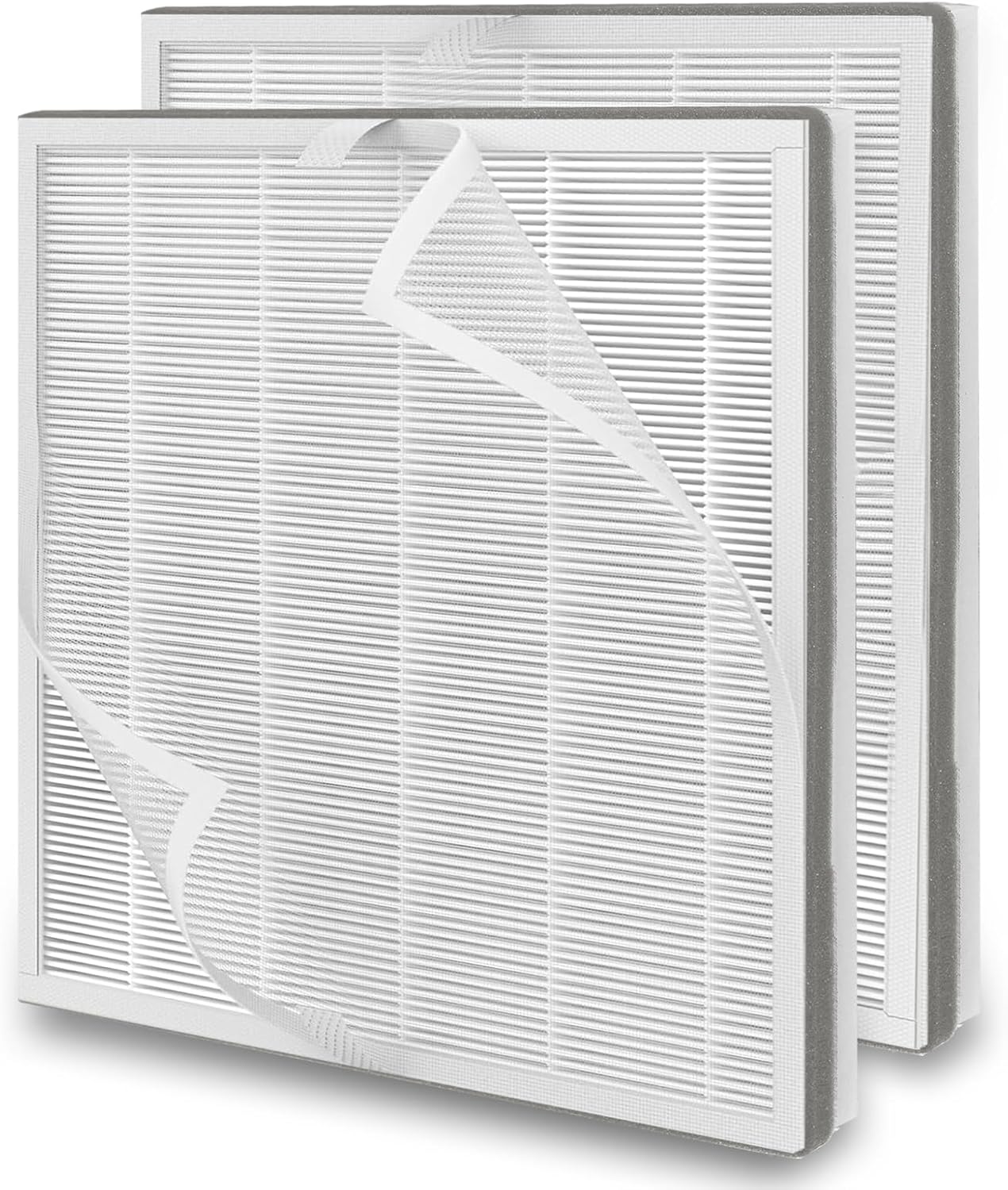 2 Pack H7124 H13 True HEPA Replacement Filter with Washable Pre-filters, Compatible with GoveeLife H7124 H712C Smart Air Purifier, Part Number H7124-RF H721C-RF