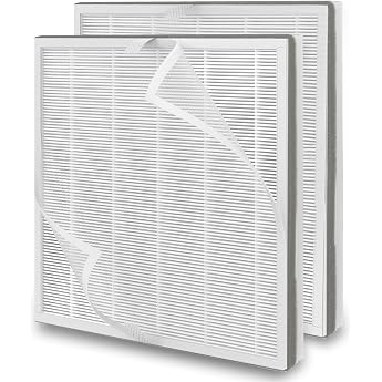 H7124 H13 True HEPA Replacement Filter with Washable Pre Filters Compatible with GoveeLife H7124 H712C Smart Air Purifier Part Number H7124-RF H712C-RF 2 Pack