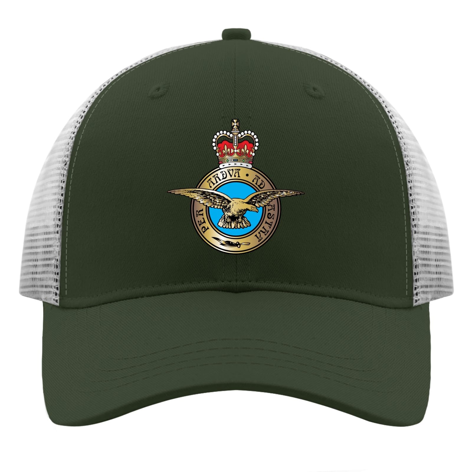 Nuanua Royal Air Force RAF British Air Force Baseball Hats Graphic Golf Hats for Teen Unisex Gift for Dad