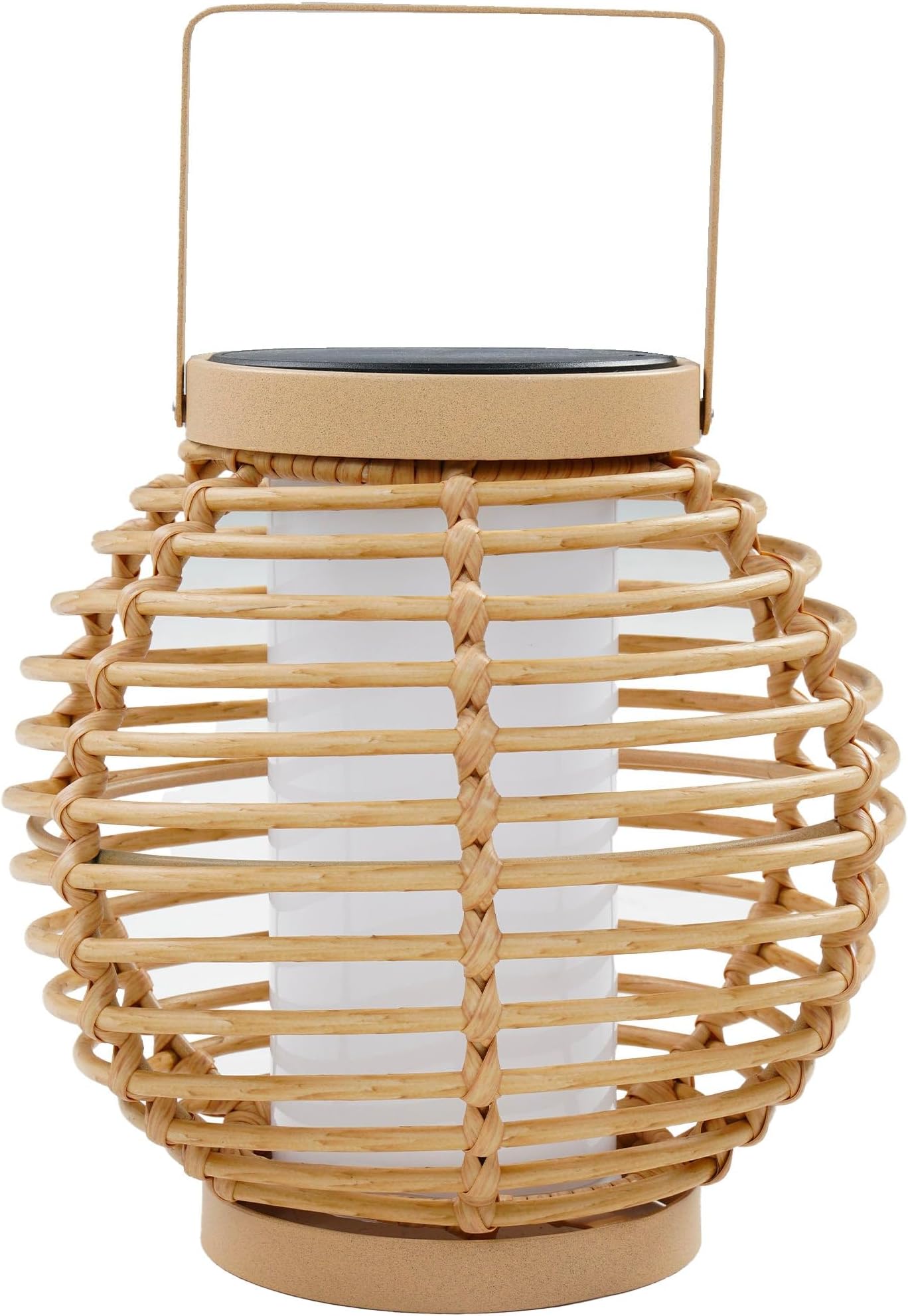 Lumisky Beehive White LED Solar Lantern with Solar Panel H26cm