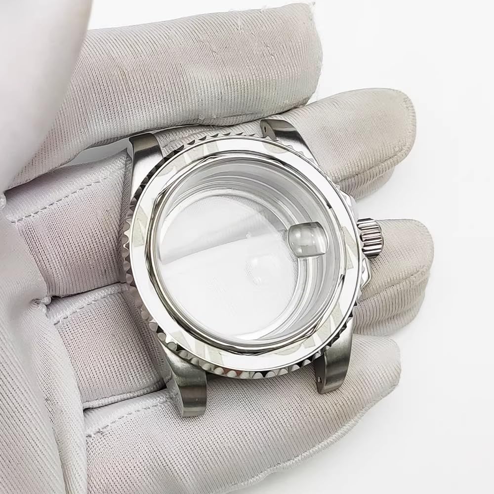 40mm Stal Nierdzewna Koperta Zegarka Modyfikacja Kit Obrotowy Bezel Zamiennik Koperta Zegarka Części dla Rolex Submariner