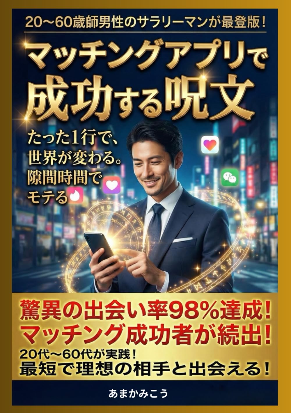 マッチングアプリで成功する呪文: みんな自己紹介で疲れてる?