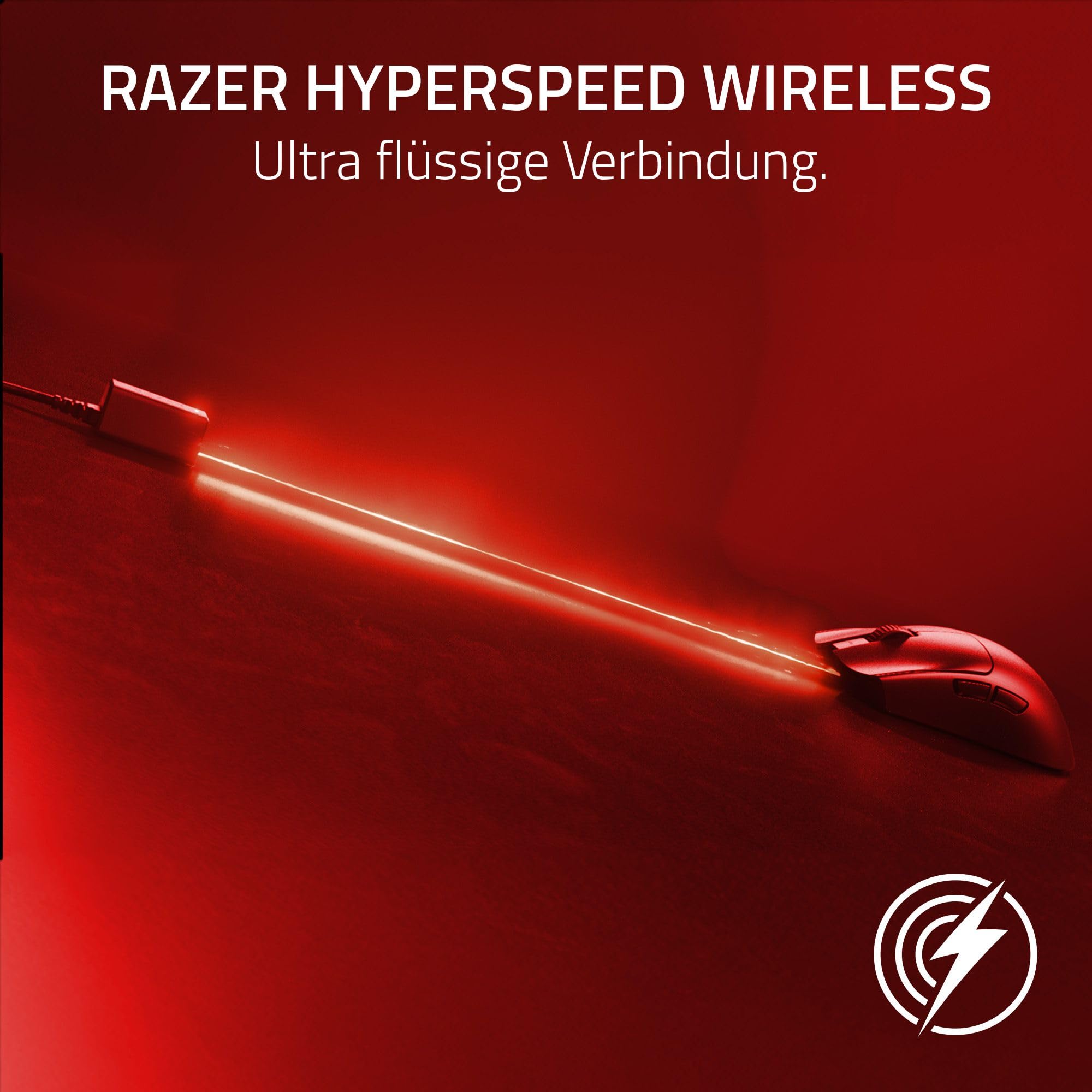 Razer Viper V3 Pro Faker Edition - Ultraleichte kabellose Esports Gaming-Maus - 8K Hz HyperPolling (54g leichtes Design, Focus Pro Sensor 35K DPI, HyperSpeed Wireless, 95 Stunden Akkulaufzeit) Faker