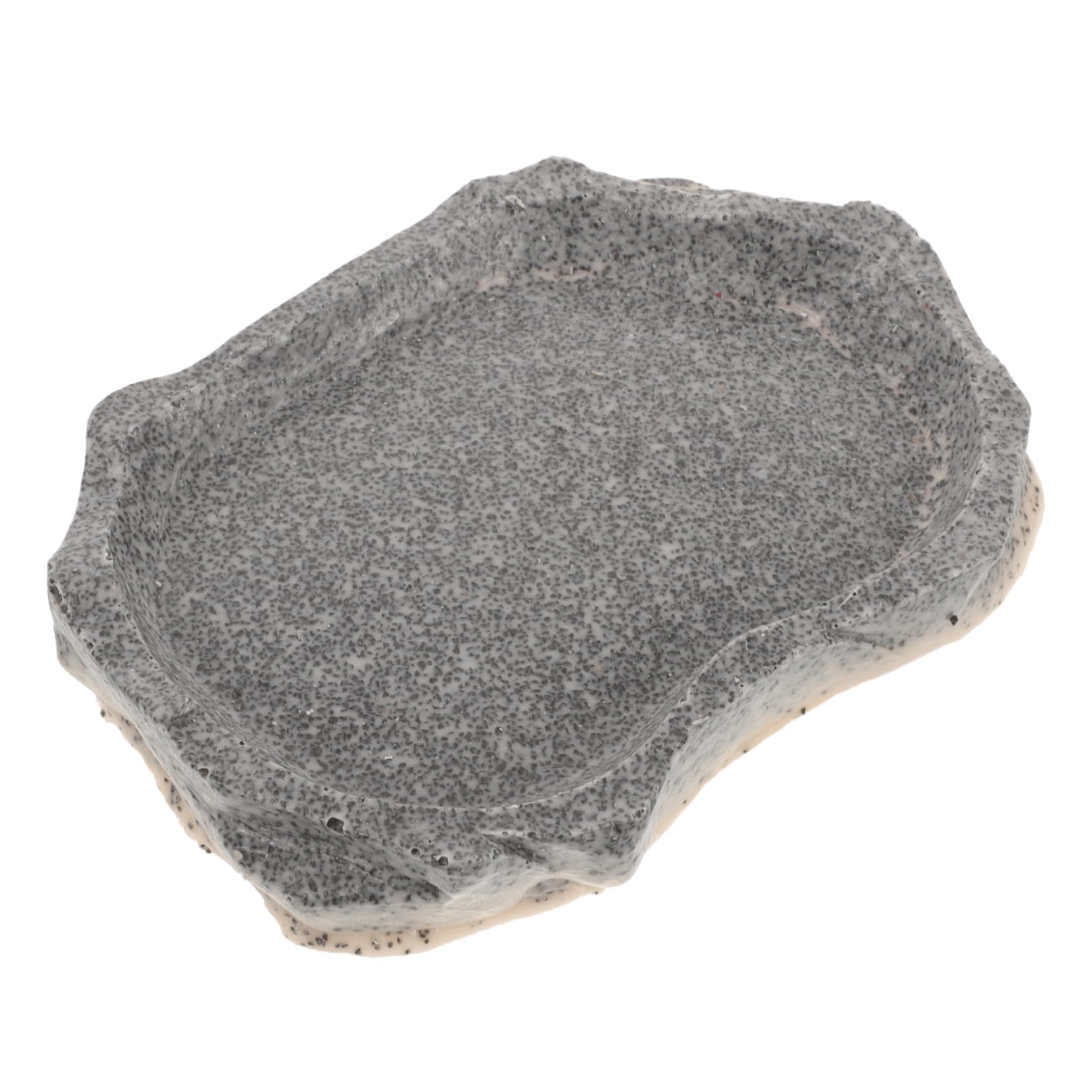 SUPVOX 5piezas Tazón De Resina para Reptiles Comedero y Bebedero Simulación De Piedra Accesorio Multifuncional para Terrarios y Alimentación De Mascotas para Lagartijas Ranas y Geckos