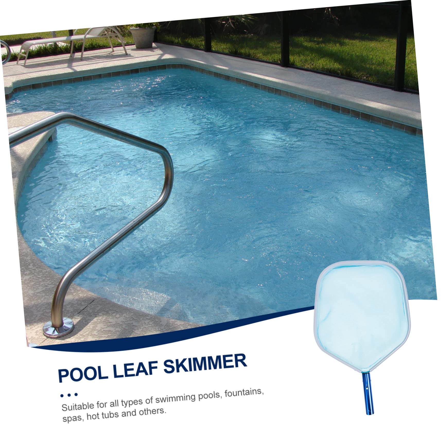 GALPADA Salvamento De Pool Encriptada Skimmer para Piscina Limpiador De Estanques De Aguas Profundas para Limpieza De y Piscinas